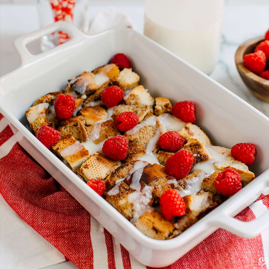 Raspberry Cream Cheese French Toast Bake | Dream Dinners Lafayette